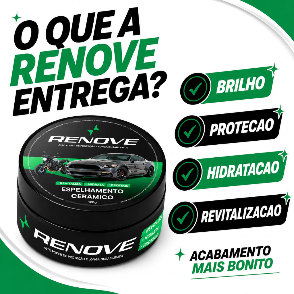 Renove paint restorer for car bodywork