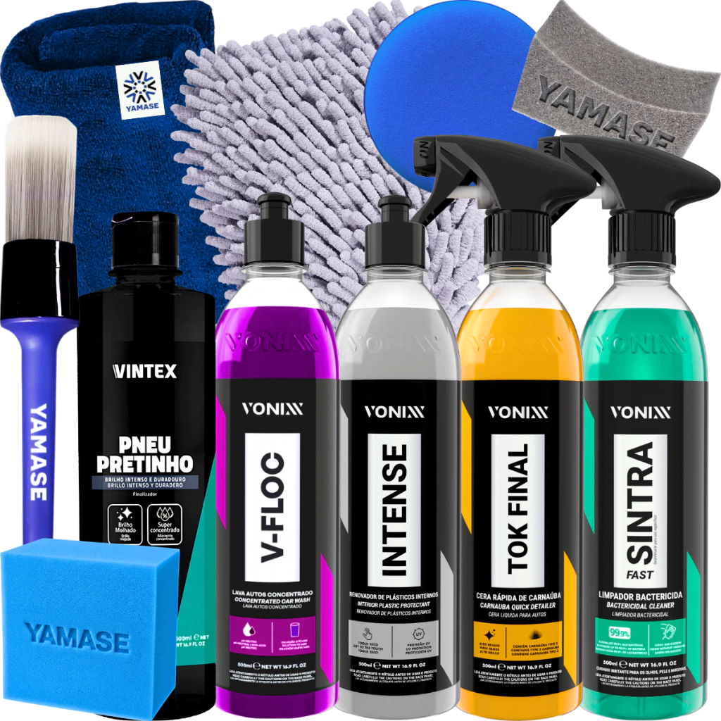 VONIXX automotive cleaning and protection kit contents