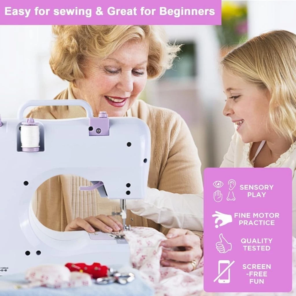 NEW 12-Point Composite Household Multifunctional Mini Sewing Machine - Imagem 6
