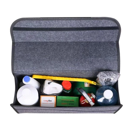 Portable lightweight car trunk storage bag