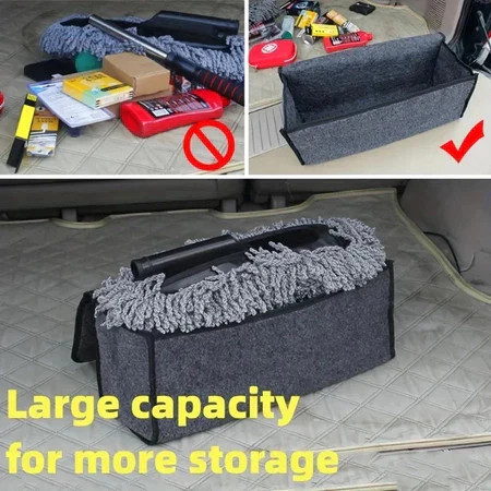 Car trunk organizer easy access design